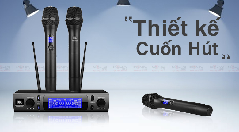 Micro không dây thiết kế hiện đại, cuốn hút