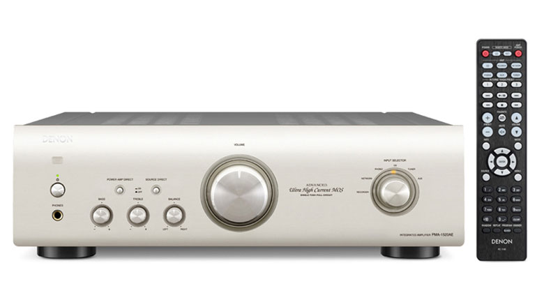 Amply Denon PMA 1520AE dễ dàng kéo được các cặp loa nghe nhạc trên thị trường