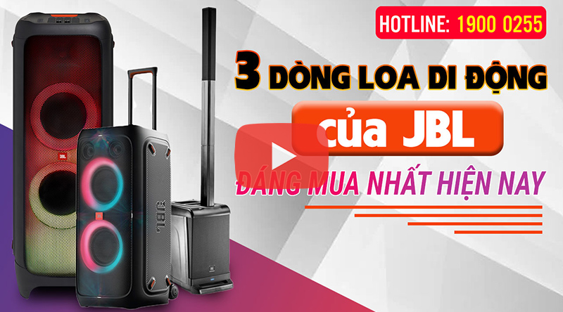 3 dòng loa di động của jbl bán chạy