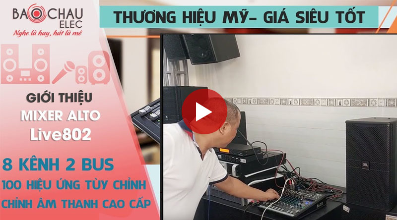 B&agrave;n mixer Alto Live 802 (8 k&ecirc;nh/2bus)