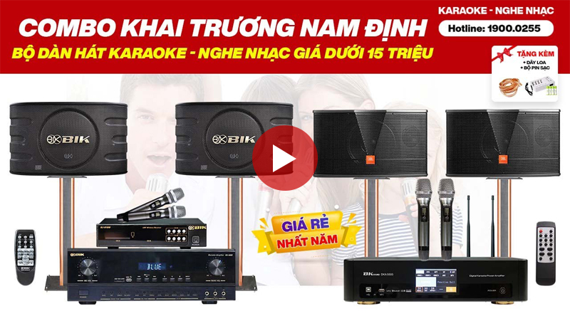 Combo khai trương Nam Định