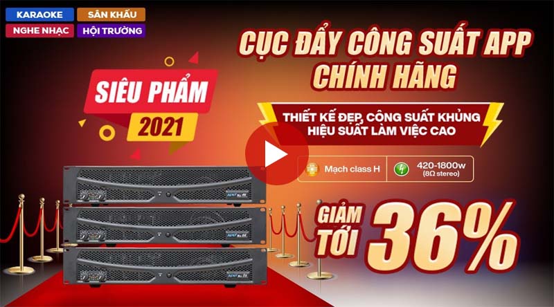 Cục đẩy công suất APP chính hãng