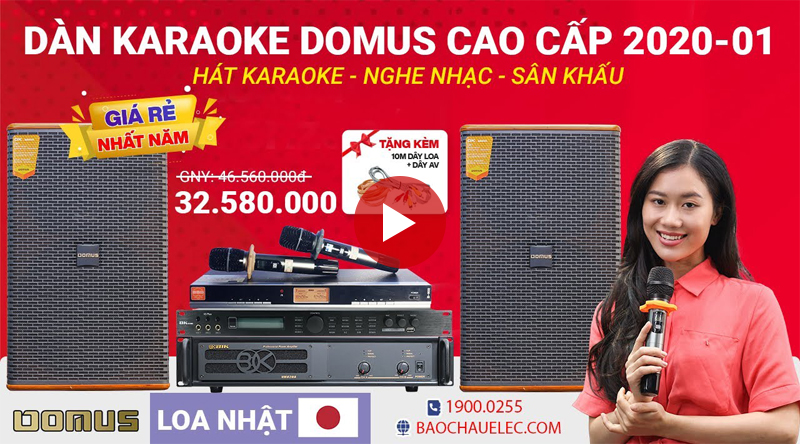 Dàn karaoke Domus cao cấp 2020-01