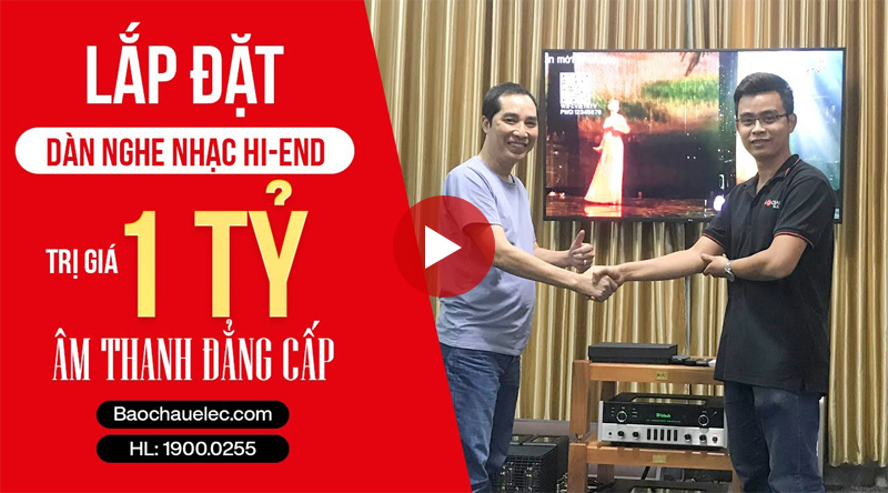 Lắp đặt dàn nghe nhạc Hi-end cho anh Phong tại Phú Yên