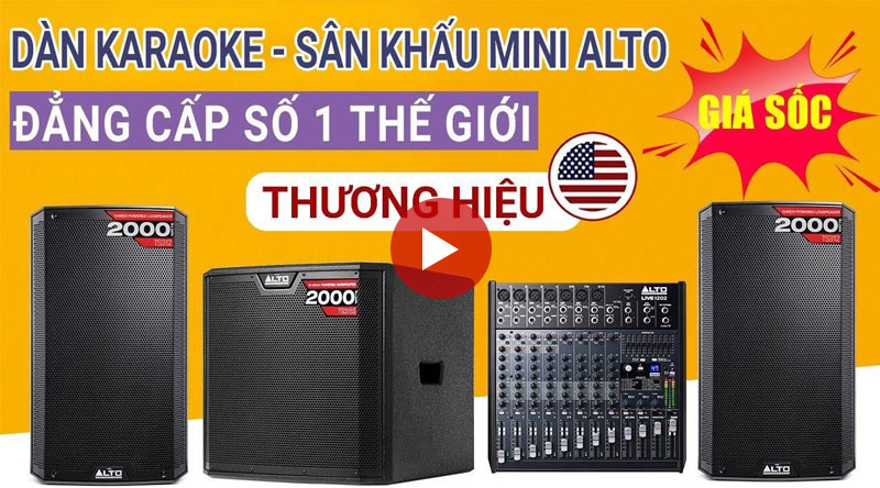 B&agrave;n mixer Alto Live1202