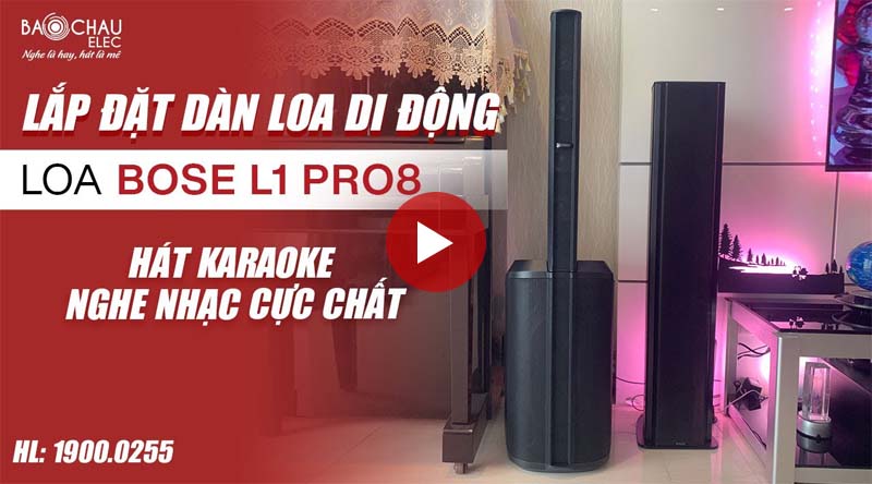 Lắp đặt d&agrave;n karaoke, loa bose di động cho anh Dũng tại H&agrave; Nội