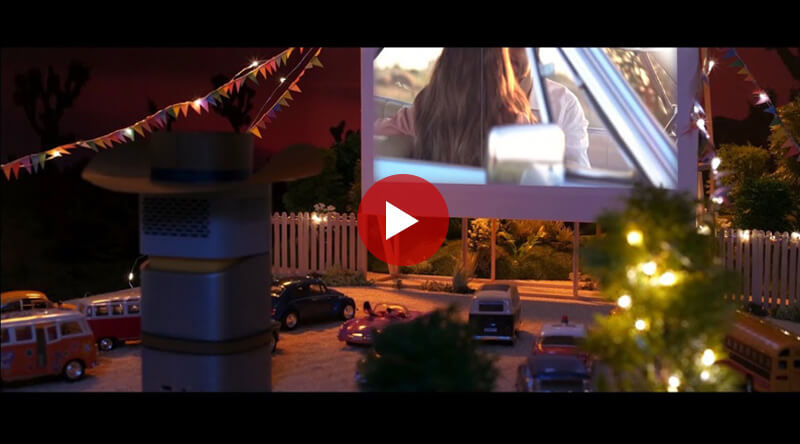 m&aacute;y chiếu mini di động benq gv1