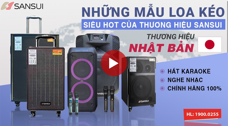 Top loa k&eacute;o Sansui hot nhất hiện nay