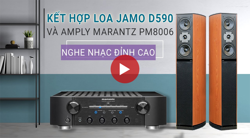 Video test thử amply nghe nhạc Marantz PM8006