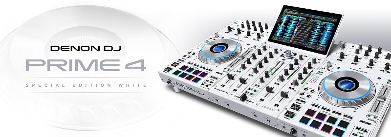 B&agrave;n DJ Denon Prime 4 WHITE
