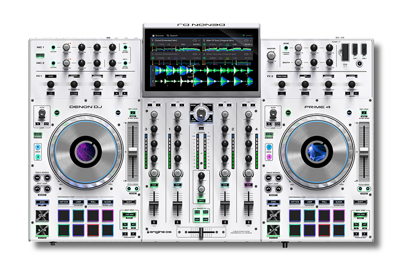 B&agrave;n DJ Denon Prime 4 WHITE