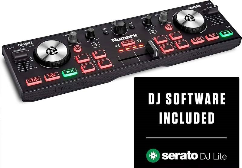 Bàn DJ di động Numark DJ2GO2 Touch