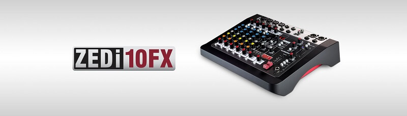 B&agrave;n mixer Allen & Heath ZEDi-10FX