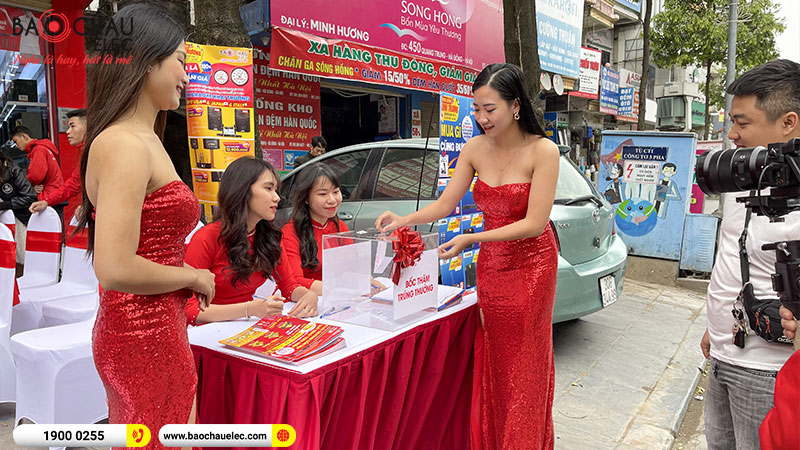 Khai trương showroom Bảo Ch&acirc;u Elec H&agrave; Đ&ocirc;ng