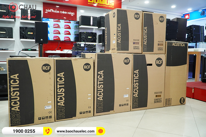 Loa karaoke RCF về h&agrave;ng tại showroom Bảo Ch&acirc;u Elec
