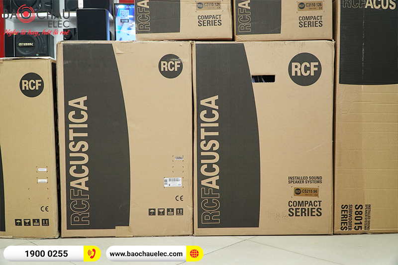Loa karaoke RCF về h&agrave;ng tại showroom Bảo Ch&acirc;u Elec