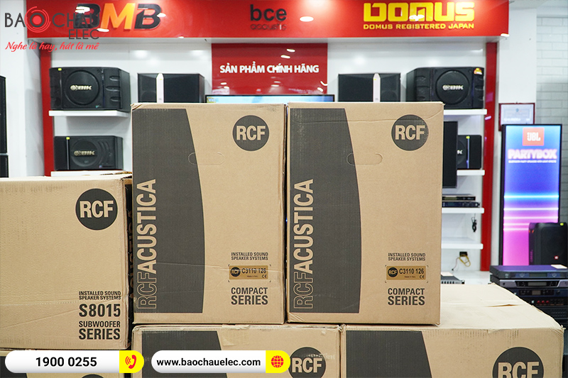 Loa karaoke RCF về h&agrave;ng tại showroom Bảo Ch&acirc;u Elec