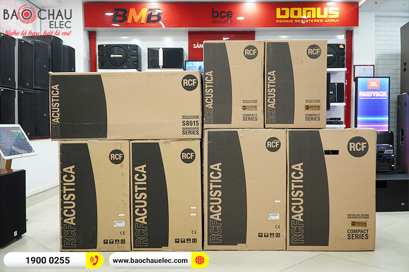 Loa karaoke RCF về h&agrave;ng tại showroom Bảo Ch&acirc;u Elec