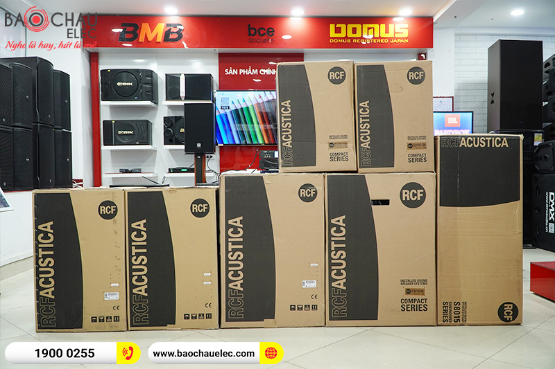 Loa karaoke RCF về h&agrave;ng tại showroom Bảo Ch&acirc;u Elec