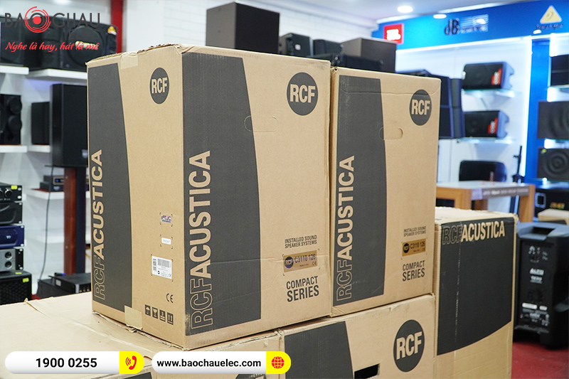 Loa karaoke RCF về h&agrave;ng tại showroom Bảo Ch&acirc;u Elec
