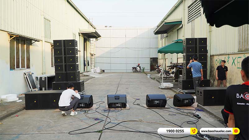 Training kỹ thuật, kiến thức &acirc;m thanh hệ thống d&agrave;n Line Array cho kỹ thuật Bảo Ch&acirc;u Elec