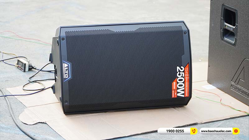 Training kỹ thuật, kiến thức &acirc;m thanh hệ thống d&agrave;n Line Array cho kỹ thuật Bảo Ch&acirc;u Elec