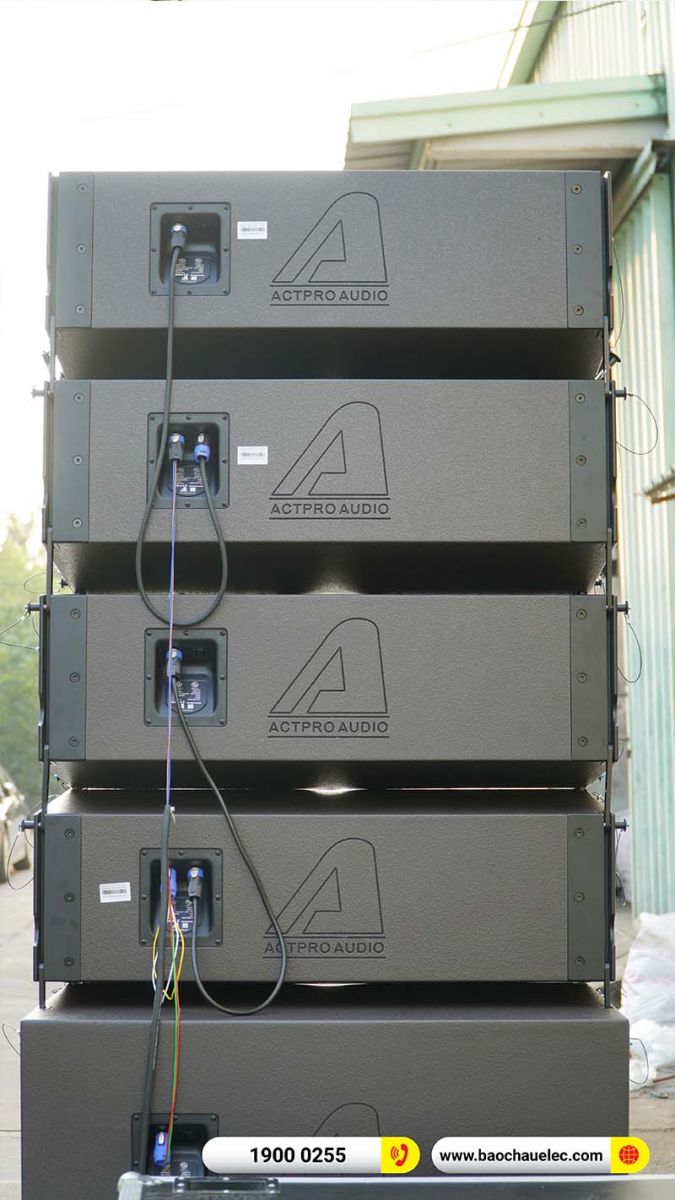 Training kỹ thuật, kiến thức &acirc;m thanh hệ thống d&agrave;n Line Array cho kỹ thuật Bảo Ch&acirc;u Elec