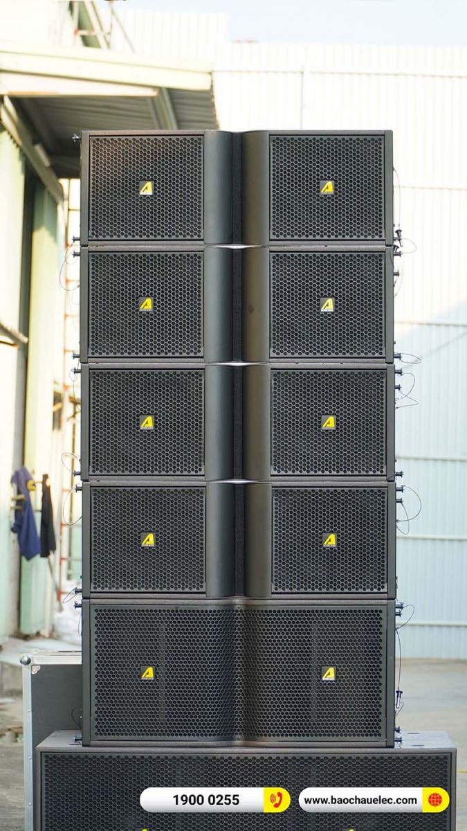 Training kỹ thuật, kiến thức &acirc;m thanh hệ thống d&agrave;n Line Array cho kỹ thuật Bảo Ch&acirc;u Elec