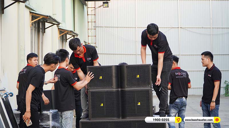 Training kỹ thuật, kiến thức &acirc;m thanh hệ thống d&agrave;n Line Array cho kỹ thuật Bảo Ch&acirc;u Elec