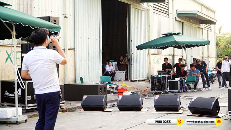 Training kỹ thuật, kiến thức &acirc;m thanh hệ thống d&agrave;n Line Array cho kỹ thuật Bảo Ch&acirc;u Elec