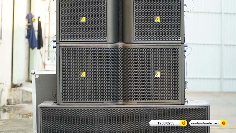 Training kỹ thuật, kiến thức &acirc;m thanh hệ thống d&agrave;n Line Array cho kỹ thuật Bảo Ch&acirc;u Elec