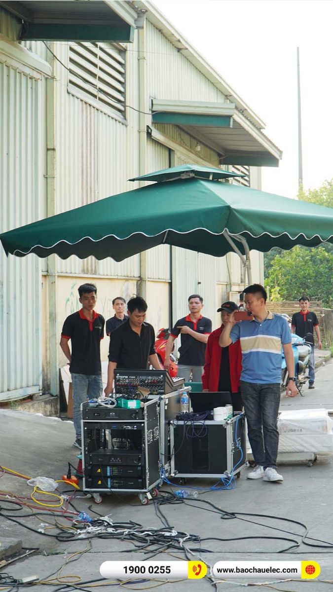 Training kỹ thuật, kiến thức &acirc;m thanh hệ thống d&agrave;n Line Array cho kỹ thuật Bảo Ch&acirc;u Elec