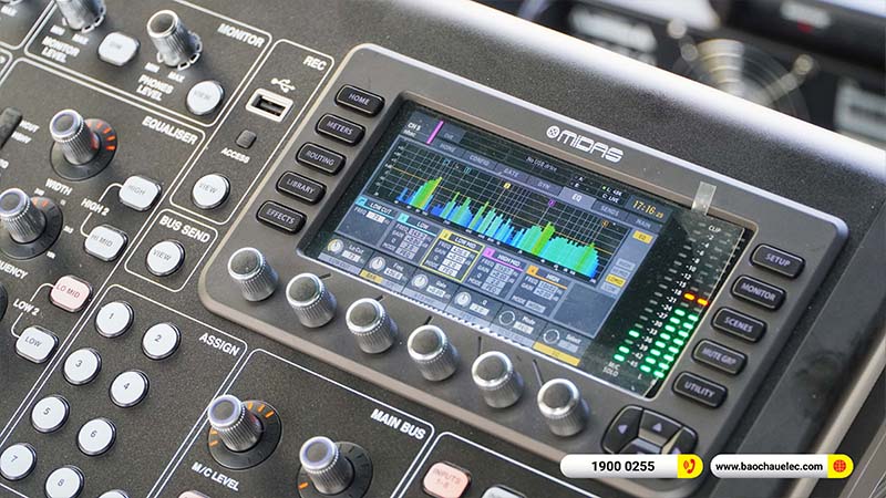 Training kỹ thuật, kiến thức &acirc;m thanh hệ thống d&agrave;n Line Array cho kỹ thuật Bảo Ch&acirc;u Elec