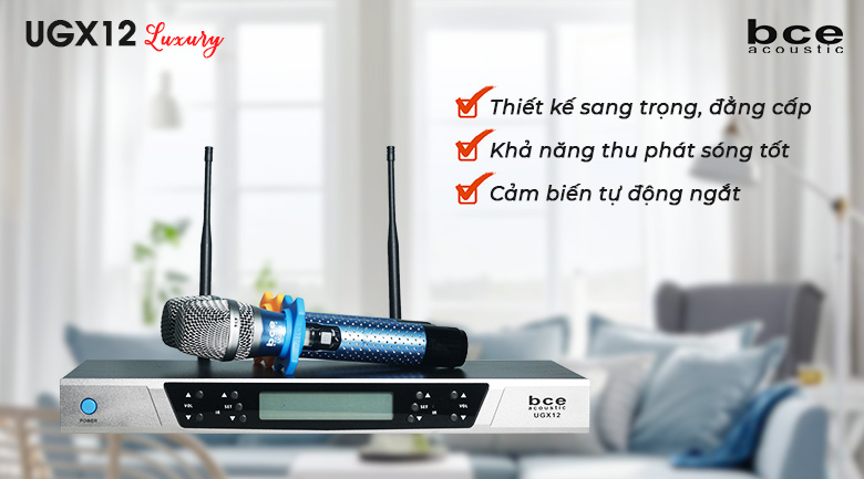 Micro không dây BCE UGX12 Luxury hát hay, giá tốt