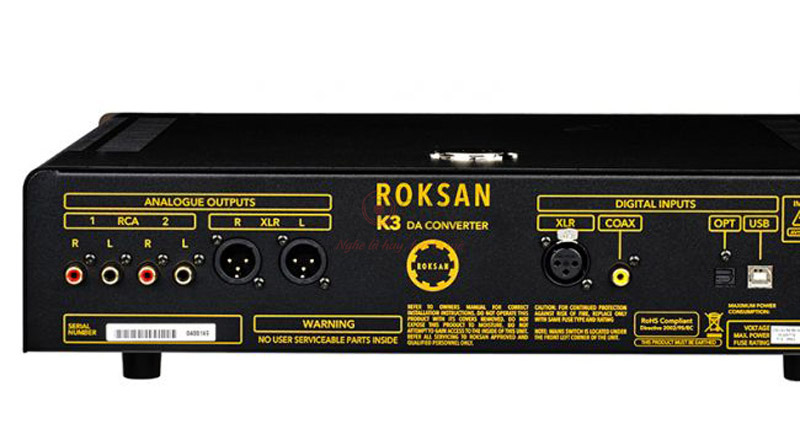 Bộ giải m&atilde; DAC Roksan K3 DAC
