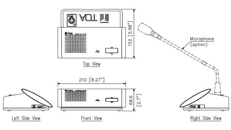Bộ thiết bị đại biểu TOA TS-812