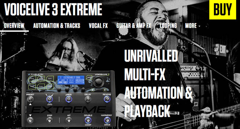 Bộ xử l&yacute; giọng h&aacute;t TC Helicon VOICELIVE 3 EXTREME&nbsp;