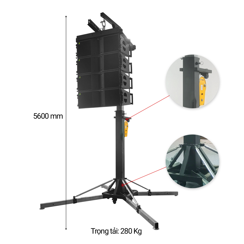 Ch&acirc;n treo loa Array LT-280