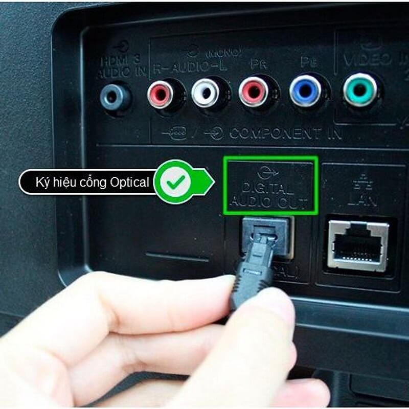 Cổng quang Optical là gì? Cách kết nối dàn âm thanh với cổng quang Tivi 
