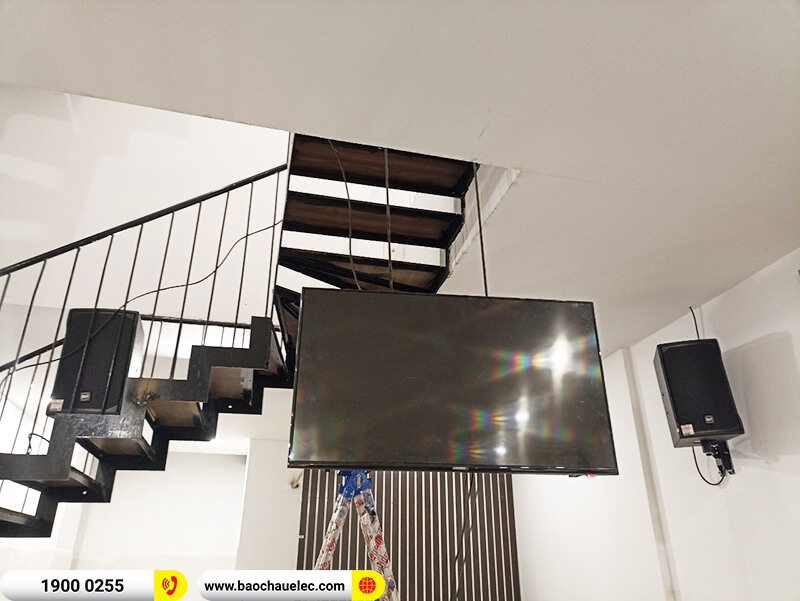 Lắp đặt dàn âm thanh quán cafe cho anh Huynh ở Bắc Giang (EMAX 3110 MK2, VM 640A, VM 620A, KX180A, Alto Live 802, SX-SUB18+, JBL VM200...)