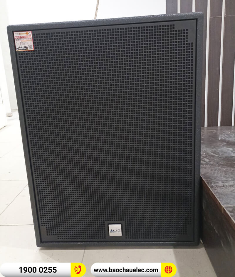 Lắp đặt dàn âm thanh quán cafe cho anh Huynh ở Bắc Giang (EMAX 3110 MK2, VM 640A, VM 620A, KX180A, Alto Live 802, SX-SUB18+, JBL VM200...)