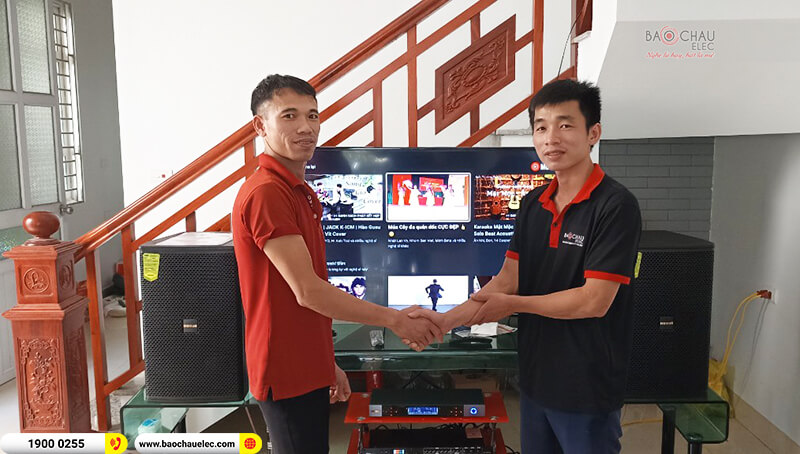 Lắp đặt dàn karaoke trị giá hơn 25 triệu cho anh Bích tại Bắc Giang (Domus DP 6120, BIK VM 620A, DSP 9000 Plus, BIK BJ-U500)