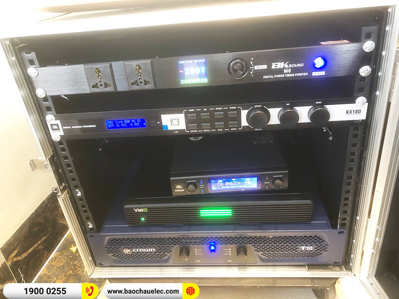 Lắp đặt d&agrave;n karaoke trị gi&aacute; gần 120 triệu cho anh Cường ở Bắc Giang (JBL KP4015 G2,&nbsp;Crown T10,&nbsp;JBL KX180A,&nbsp;Alto TS315S,&nbsp;JBL VM300,...)