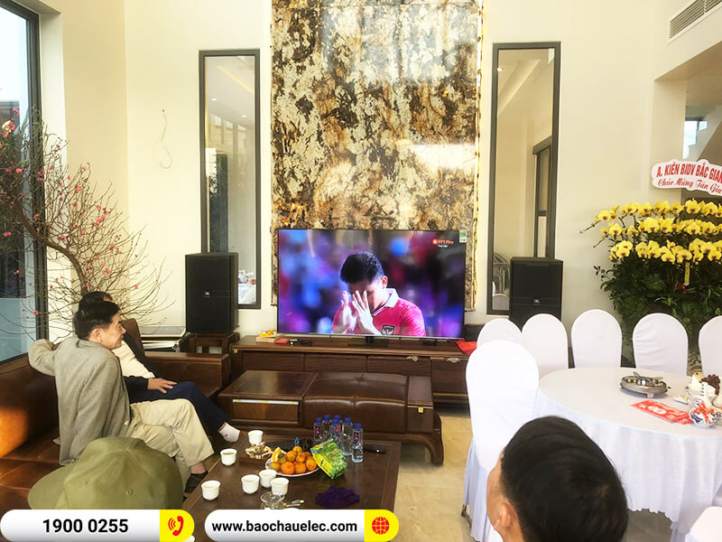 Lắp đặt d&agrave;n karaoke trị gi&aacute; gần 120 triệu cho anh Cường ở Bắc Giang (JBL KP4015 G2,&nbsp;Crown T10,&nbsp;JBL KX180A,&nbsp;Alto TS315S,&nbsp;JBL VM300,...)