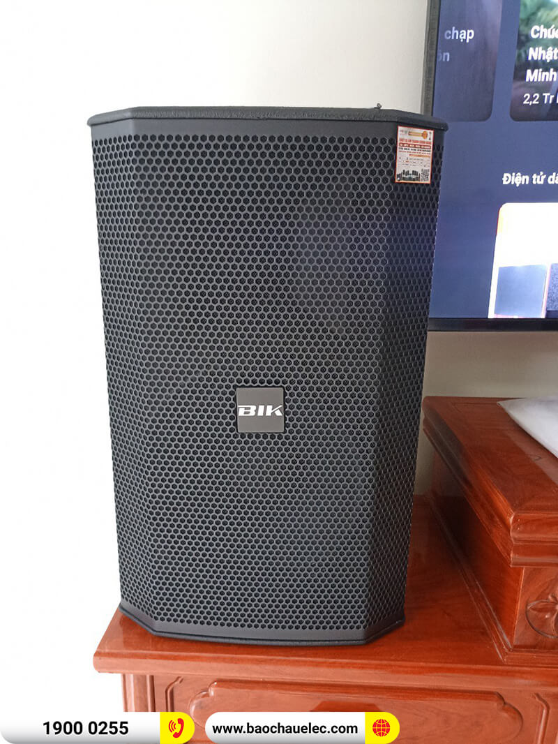 Lắp đặt dàn karaoke BIK cho anh Minh ở Bắc Giang trị giá gần 45 triệu (BIK BSP 412II, VM 620A, BPR-5600, BIK BJ-W25A, BJ-U500)
