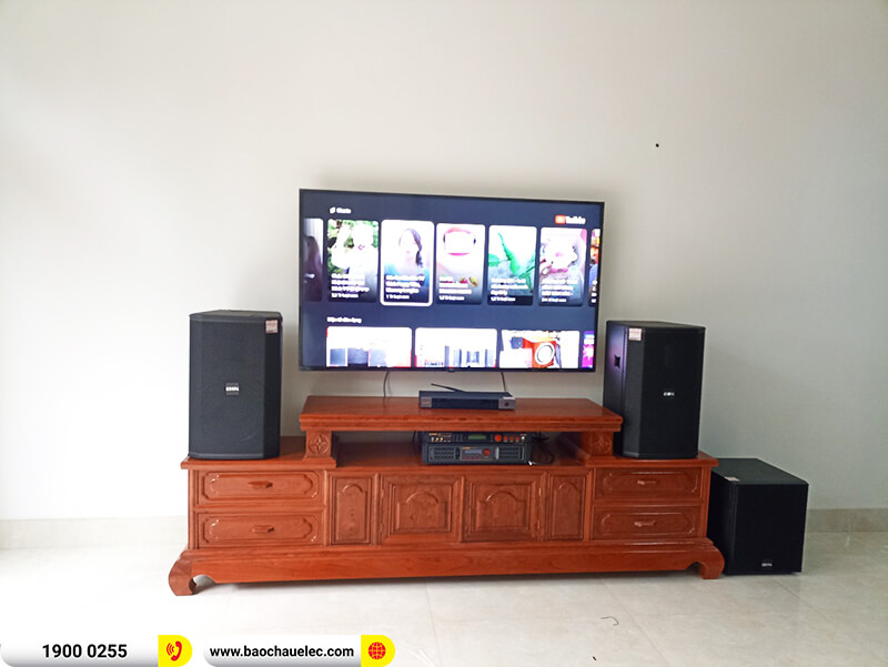Lắp đặt dàn karaoke BIK cho anh Minh ở Bắc Giang trị giá gần 45 triệu (BIK BSP 412II, VM 620A, BPR-5600, BIK BJ-W25A, BJ-U500)