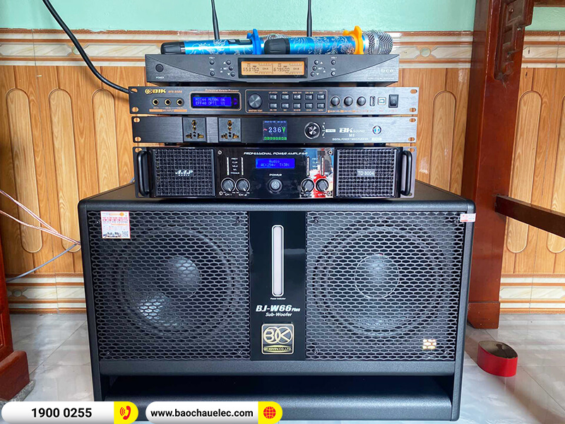 Lắp đặt dàn karaoke trị giá hơn 50 triệu cho anh Thuy ở Bắc Giang (Denon DP-R312, AAP TD8004, BPR-8500, BJ-W66Plus, UGX12 Plus Luxury, BKSound M8)