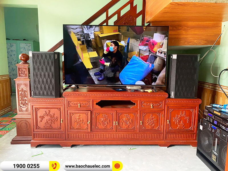 Lắp đặt dàn karaoke trị giá hơn 50 triệu cho anh Thuy ở Bắc Giang (Denon DP-R312, AAP TD8004, BPR-8500, BJ-W66Plus, UGX12 Plus Luxury, BKSound M8)