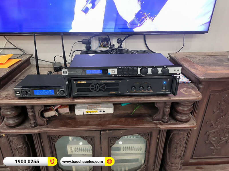 Lắp đặt dàn karaoke trị giá hơn 65 triệu cho anh Tú tại Hà Nội (BMB CSS 1212SE, BIK VM 830A, JBL KX180A, BIK BSP W-151, JBL VM200)