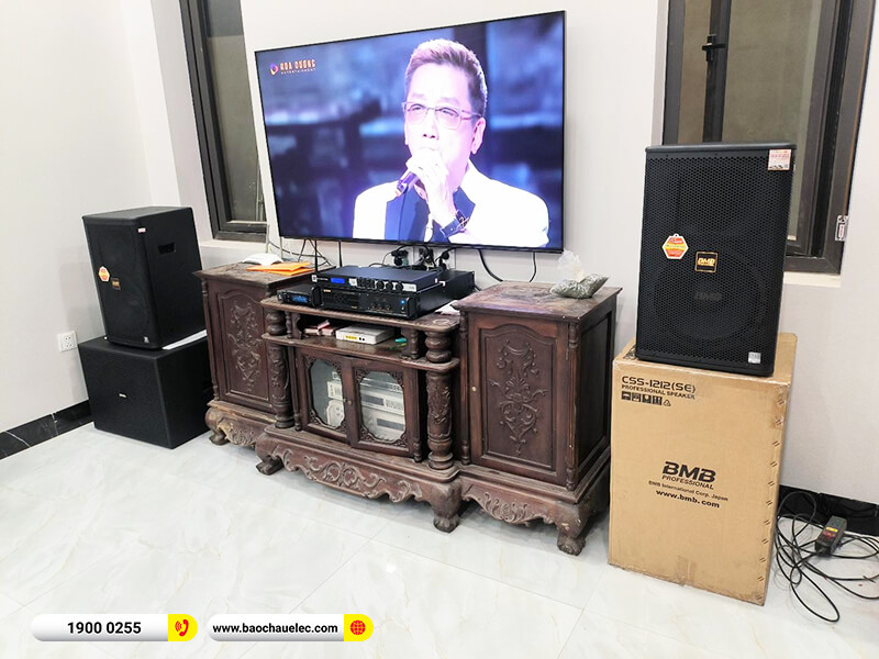 Lắp đặt dàn karaoke trị giá hơn 65 triệu cho anh Tú tại Hà Nội (BMB CSS 1212SE, BIK VM 830A, JBL KX180A, BIK BSP W-151, JBL VM200)
